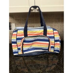 31 Thirty One NWOT All Packed‎ Duffle (Vista Stripe) Luggage Travel Strap